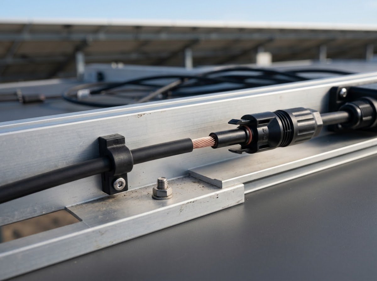 AMDOT solar DC cables — product view